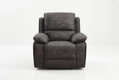 Chelsea Grey Suede Fabric Electric Recliner Armchair