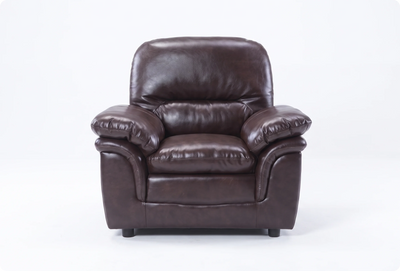 Florence Brown Leather Armchair