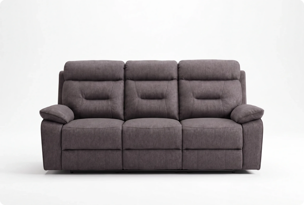 Foster Dark Grey Fabric Electric Recliner