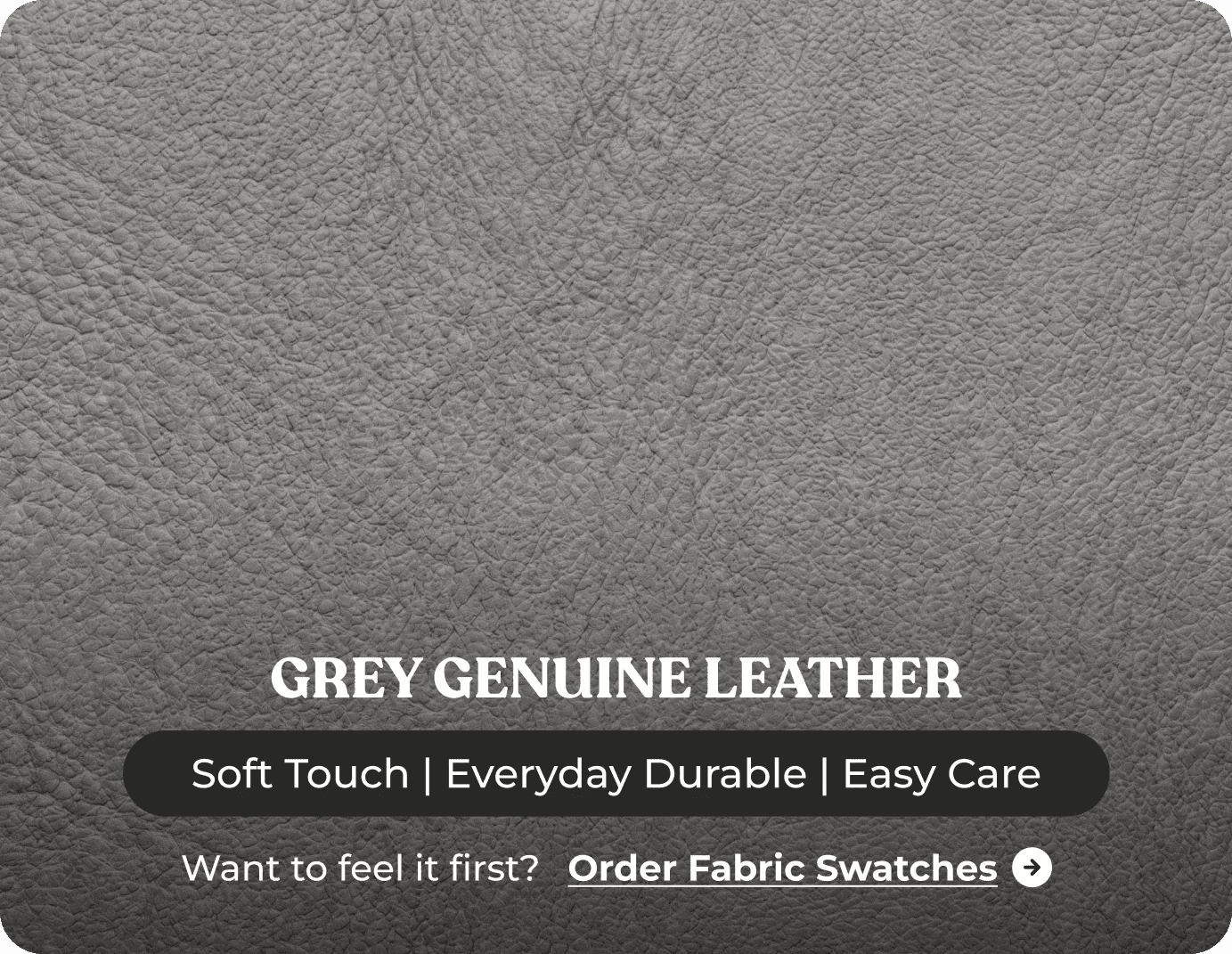 Martini Genuine Leather Grey Electric Power Recliner Armchair