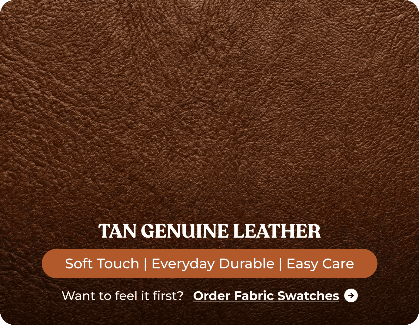 Milano Genuine Leather Tan Electric Power Recliner 3 Seater