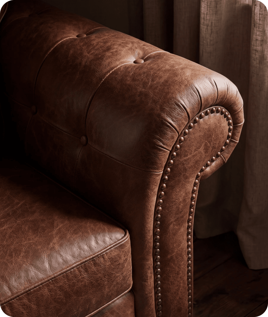 Savile Tan Suede 2 Seater Sofa