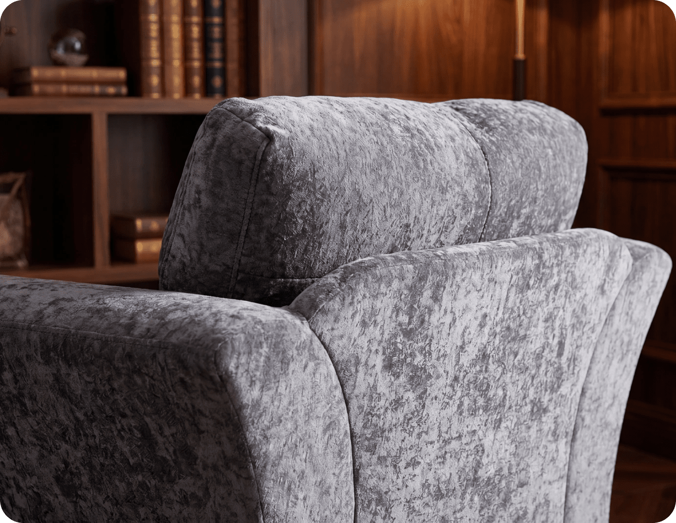 Cotswold Grey Fabric Armchair