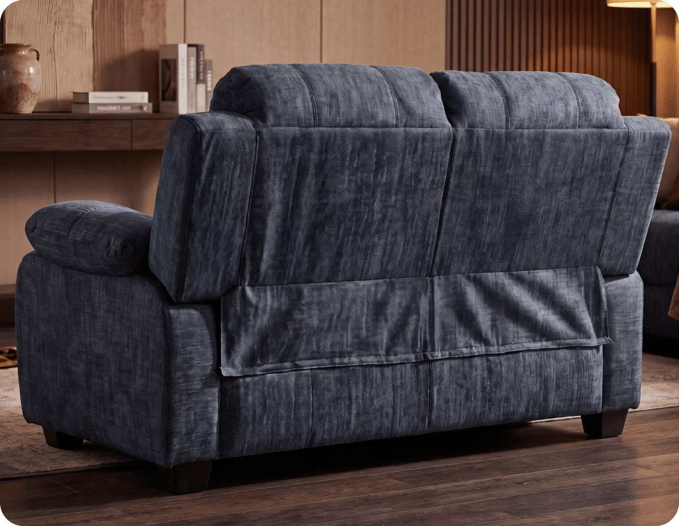 Veloura Roxy Grey Fabric 2 Seater Sofa
