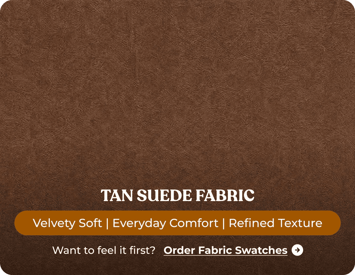 Savile Tan Suede Armchair