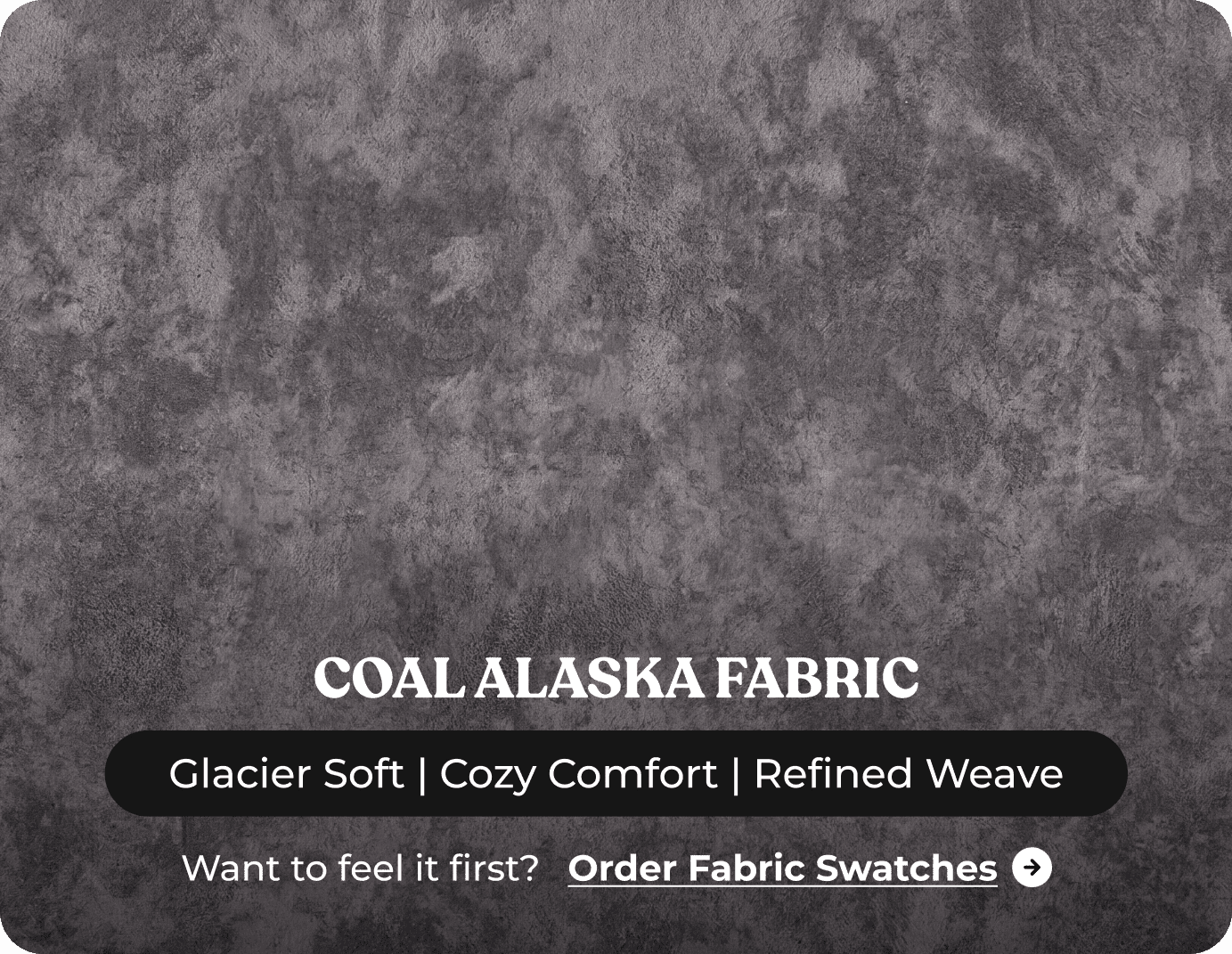 Westminster Coal Alaska Fabric U Shape High Back Corner Sofa