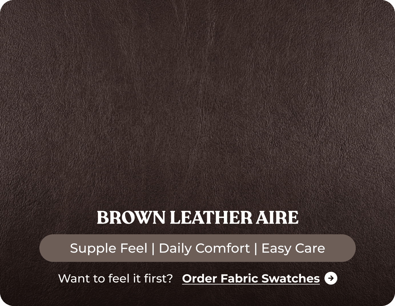Veloura Brown Leather 3 Seater Sofa