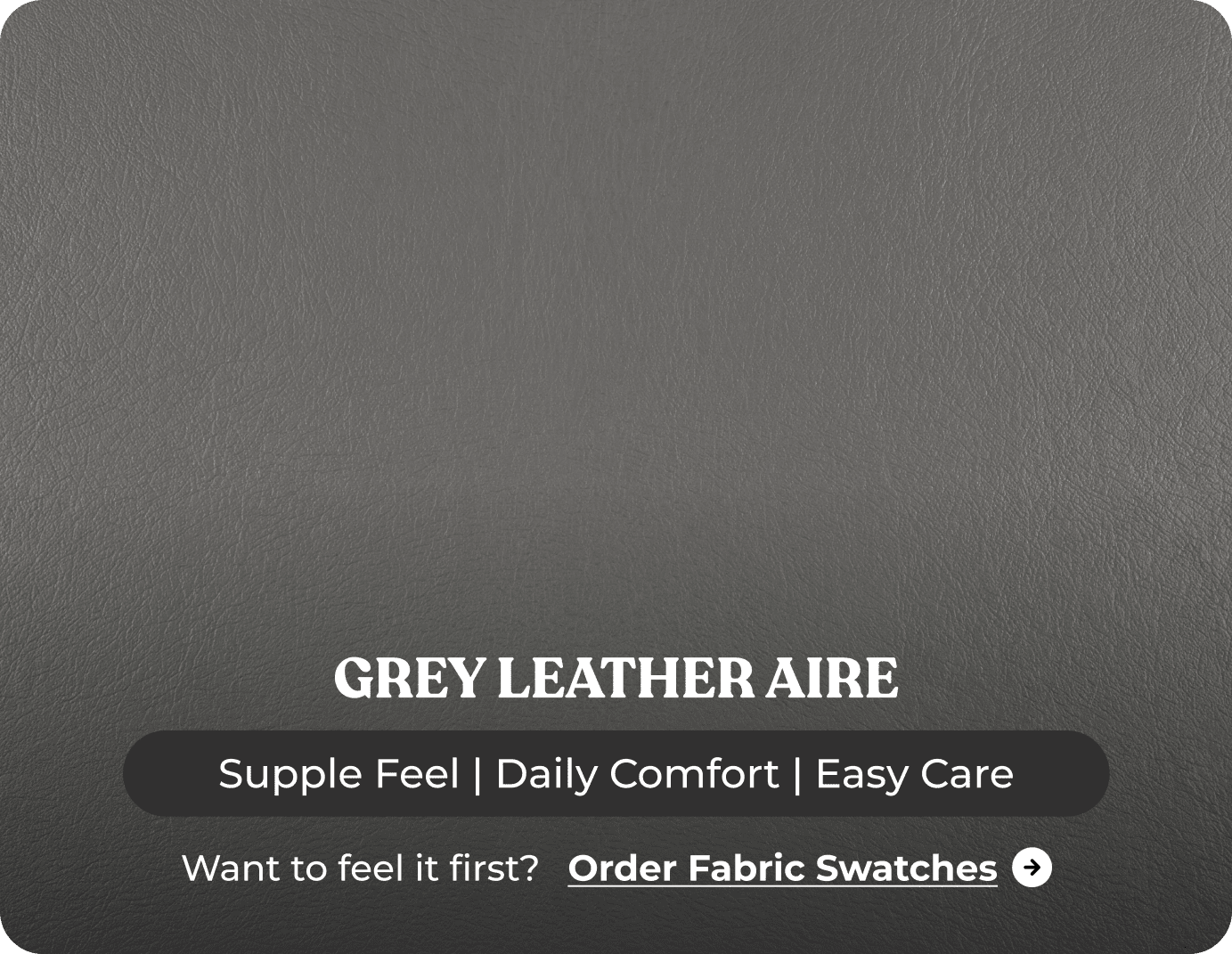 Veloura Grey Leather 2 Seater Sofa