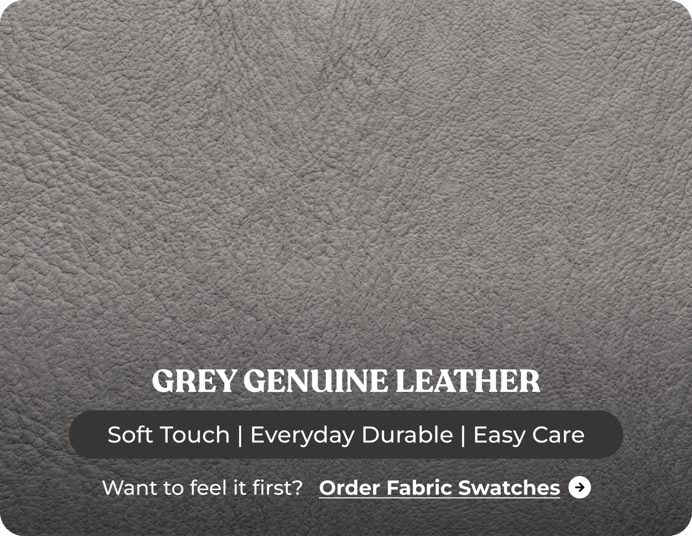 Oliver Genuine Leather Grey Rise & Recline Mobility Chair