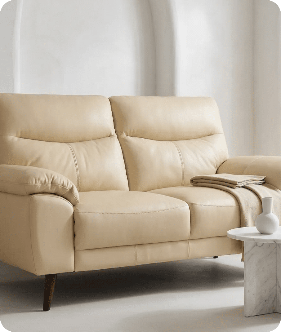 ascot-cream-leather-2-seater-sofa-side-view