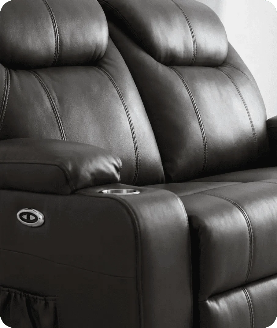cinemax-grey-leather-recliner-2-seater-sofa-side-view
