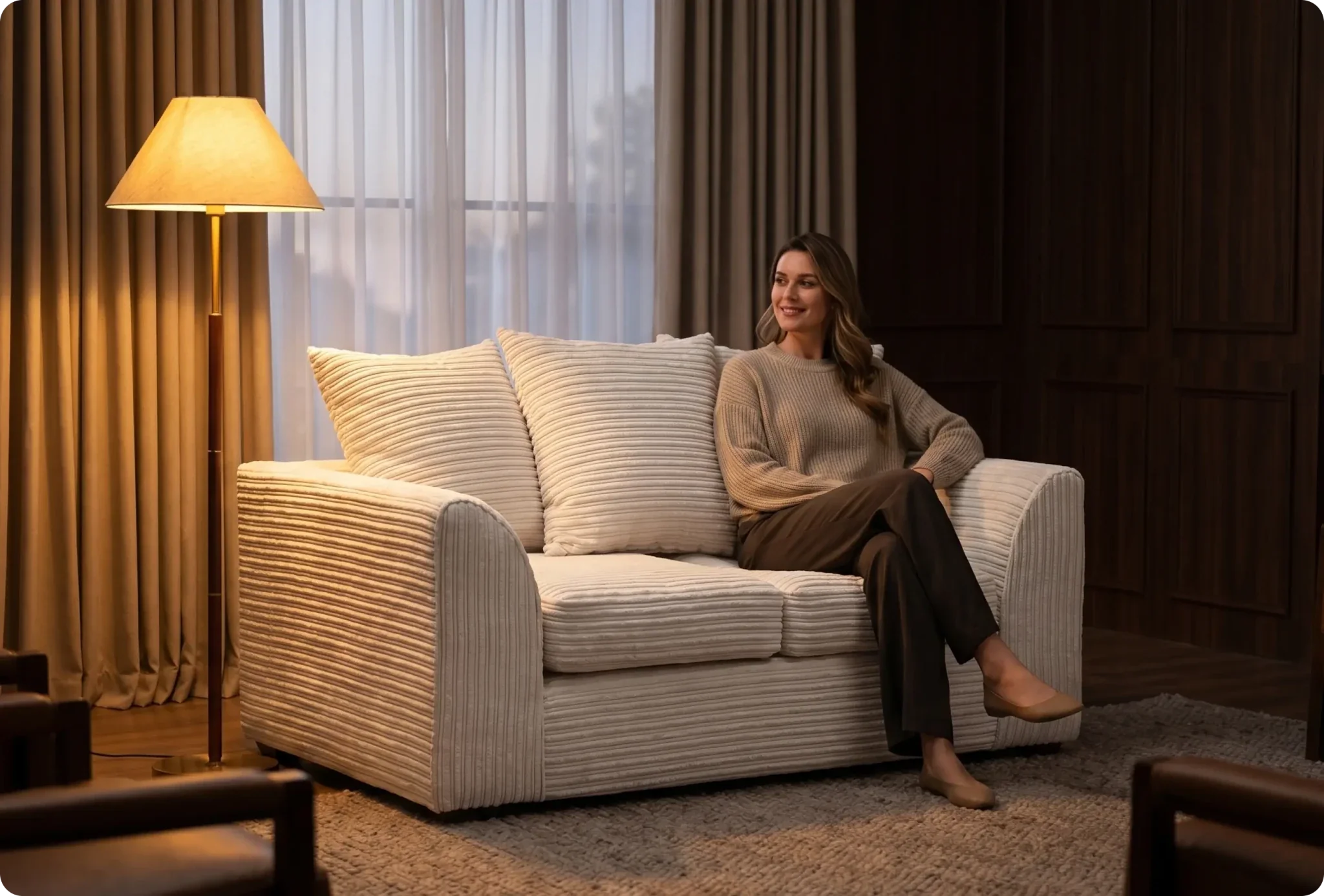 oxford-shark-fabric-2-seater-sofa