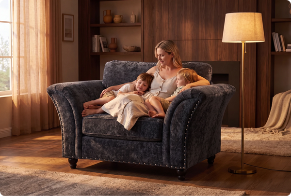 Cotswold Grey Fabric Armchair
