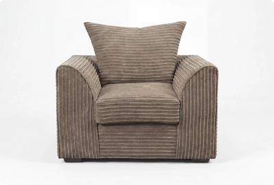 Oxford Caramel Fabric Armchair