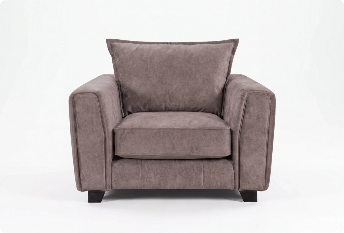 Richmond Fabric Armchair Chocolate