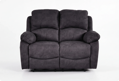 Serano Grey Fabric Electric Recliner 2 Seater Sofa