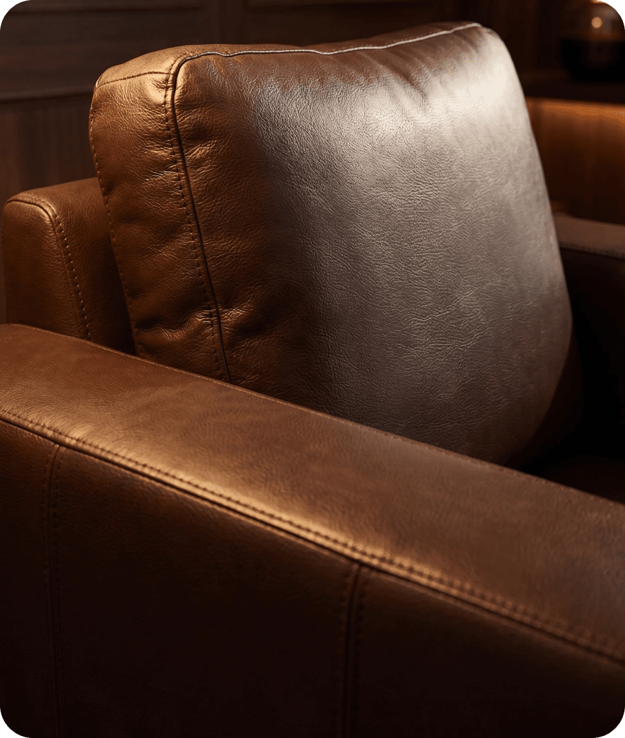 Nova Brown Leather Armchair