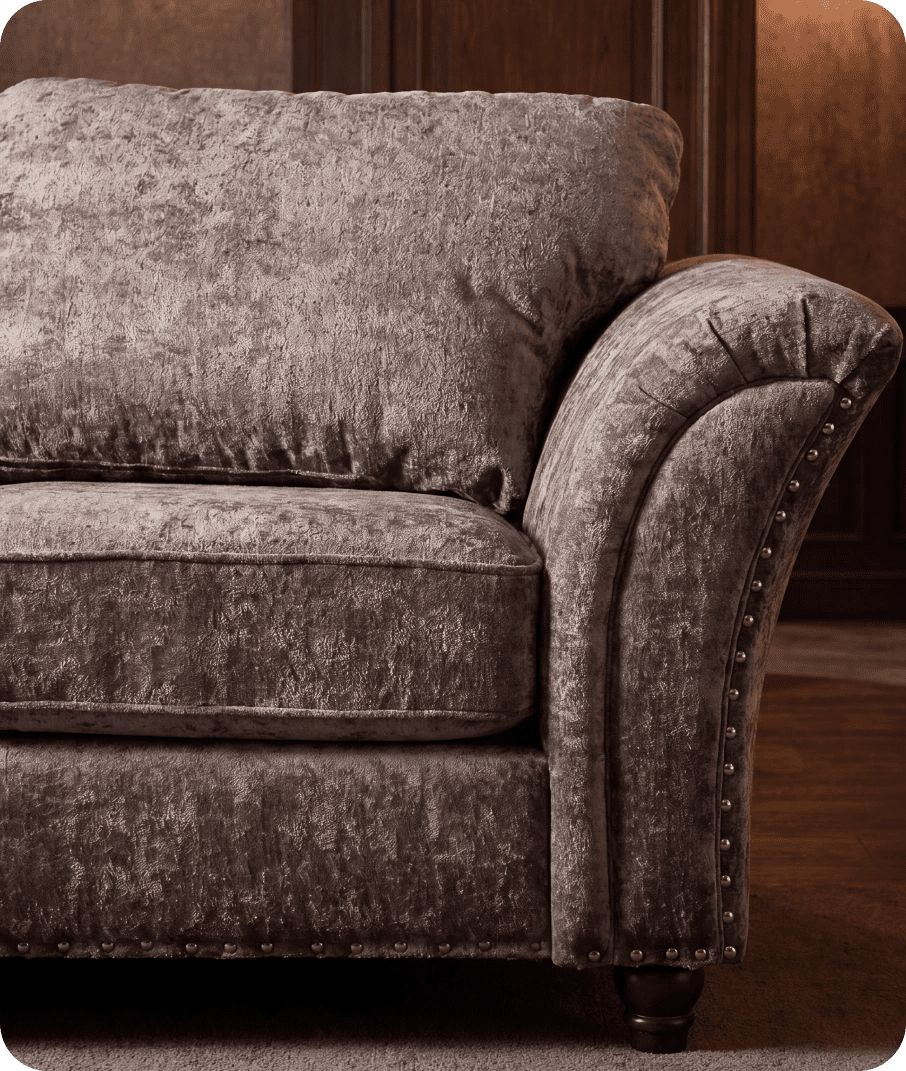 Cotswold Truffle Fabric 2 Seater Sofa