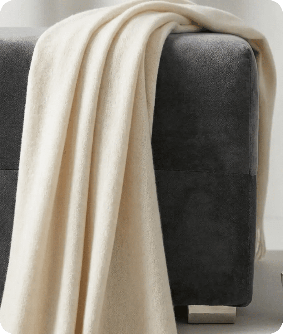 Florence Grey Fabric Footstool