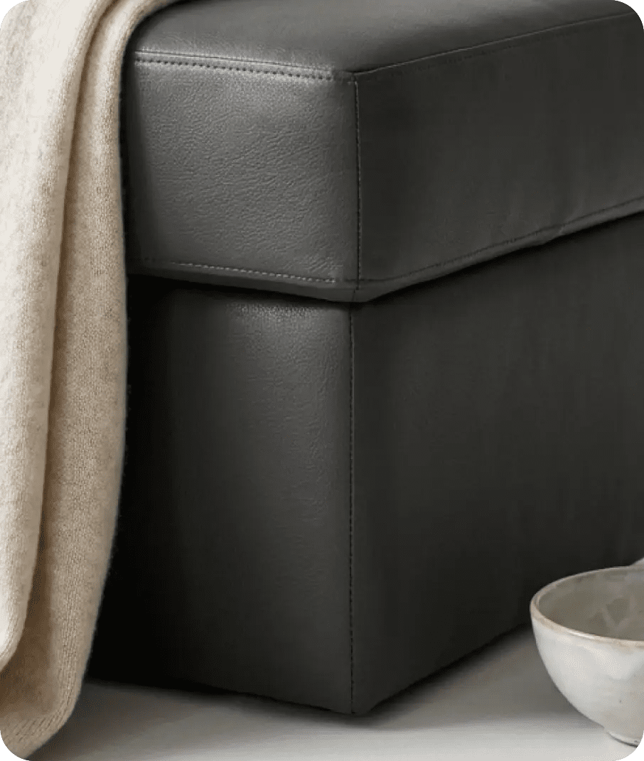 veloura-grey-leather-footstool-sofa-close-up-detail