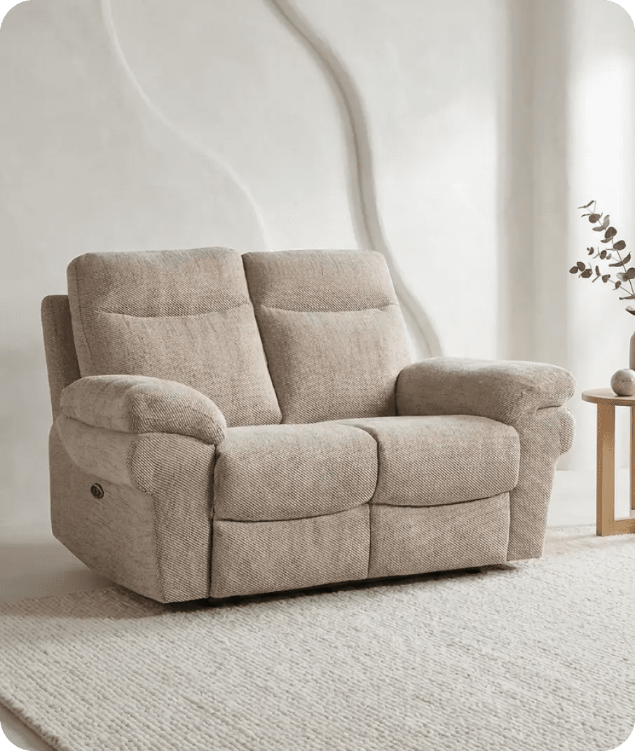 lunaro-beige-fabric-electric-recliner-2-seater-sofa-in-a-uk-living-room