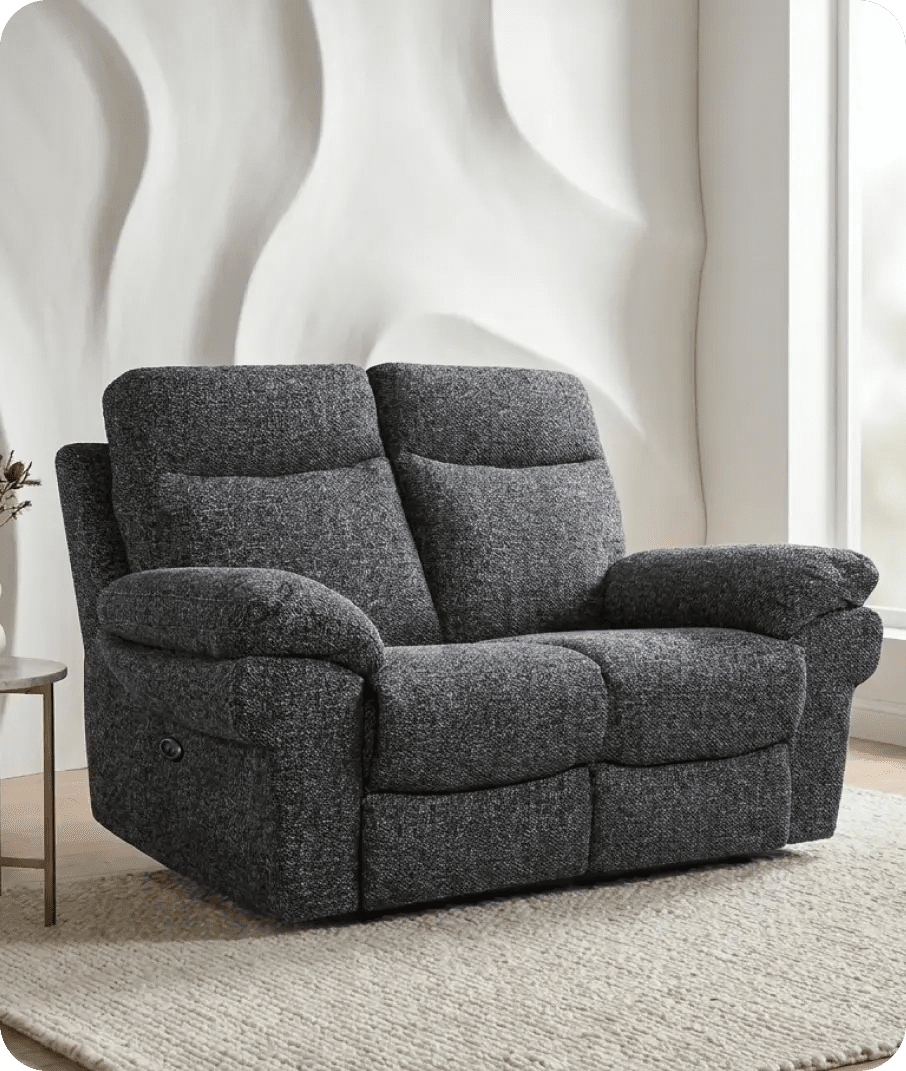 lunaro-grey-fabric-electric-recliner-2-seater-sofa-in-a-uk-living-room