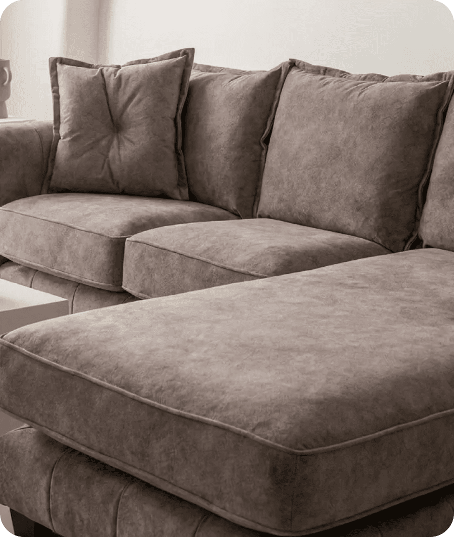richmond-brown-fabric-right-hand-corner-sofa-close-up-detail
