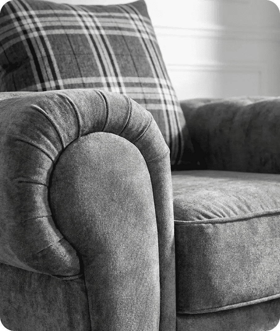 Florence Scatter Grey Fabric Armchair
