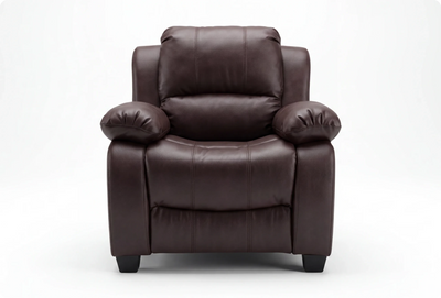 Veloura Brown Leather Armchair