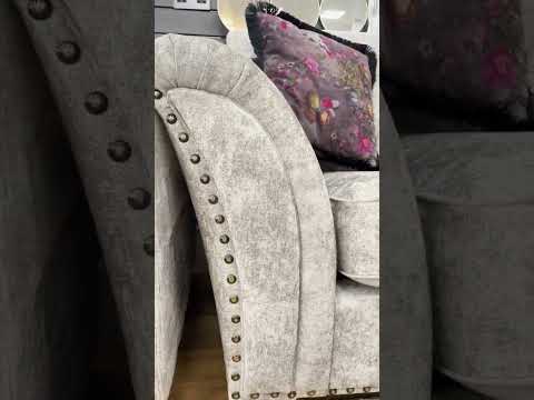 Windsor Truffle Fabric High Back Corner Sofa