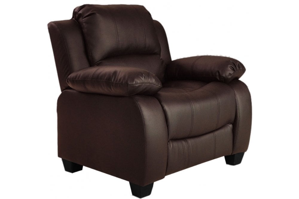 Kenton Brown Leather Armchair
