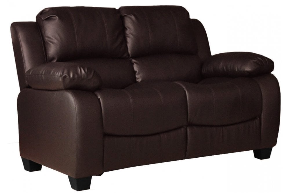 Kenton Brown Leather 2 Seater Sofa
