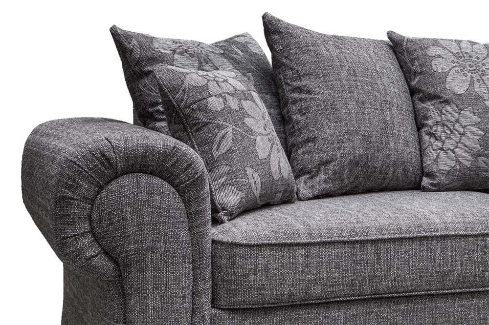 Malmo Grey Fabric Corner Sofa