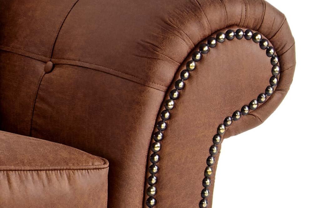 Oakland Tan Suede Armchair