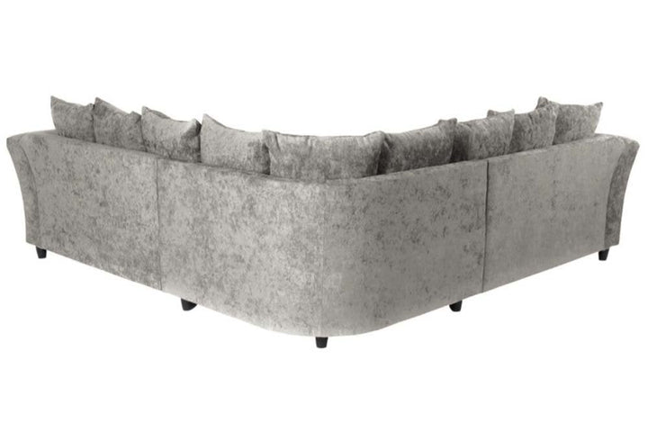 Windsor Truffle Fabric High Back Corner Sofa
