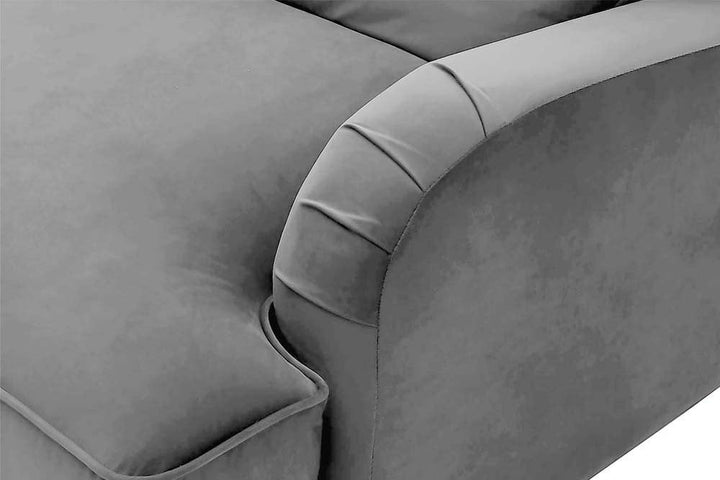 Rupert Grey Velvet 2 Seater Sofa