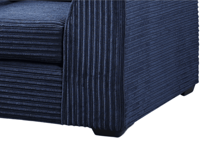 Byron Blue Fabric 2 Seater Sofa