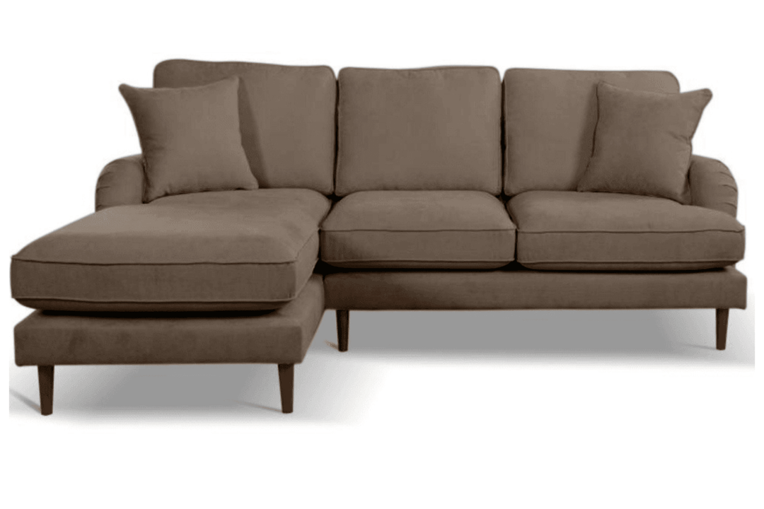 Rupert Nutmeg Fabric Left Hand Corner Sofa