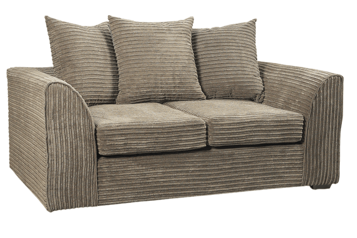 Byron Caramel  Fabric 2 Seater Sofa