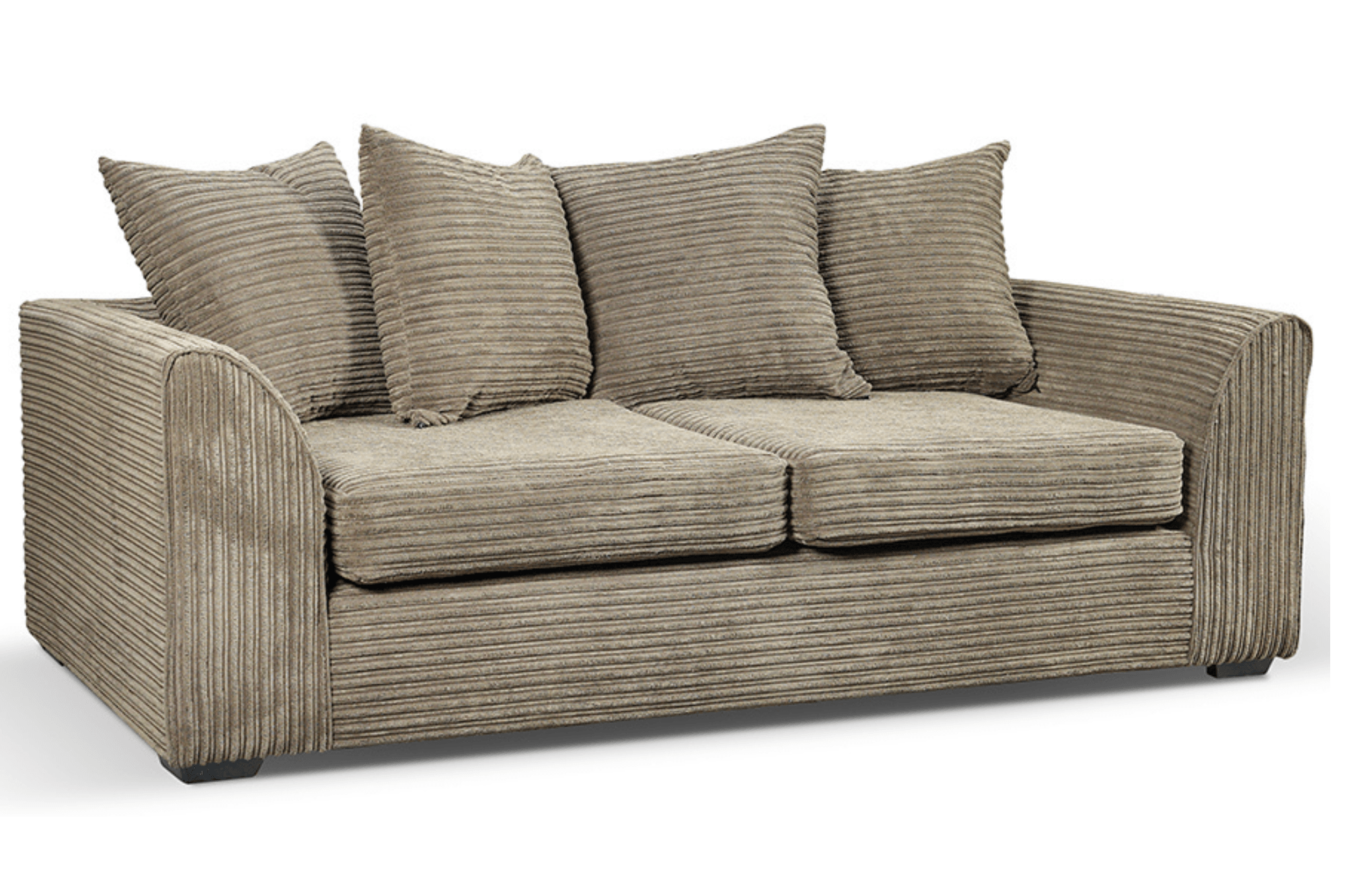 Byron Caramel  Fabric 3 Seater Sofa