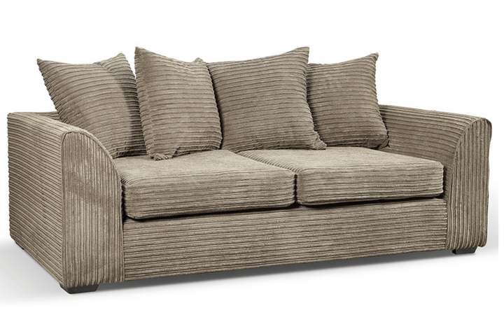 Byron Caramel  Fabric 3 Seater Sofa