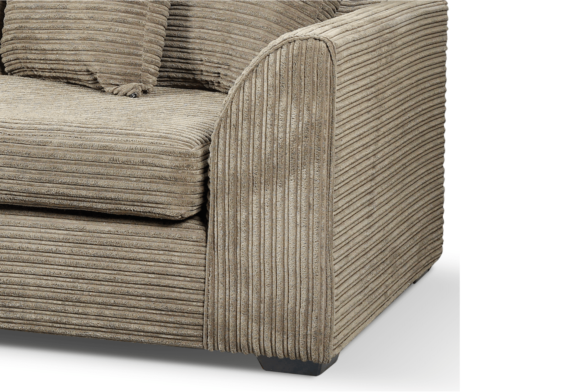 Byron Caramel  Fabric 3 Seater Sofa