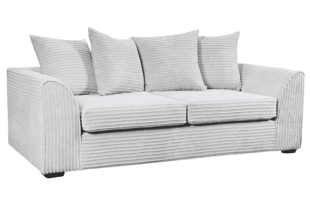 Byron Shark Fabric 3 Seater Sofa