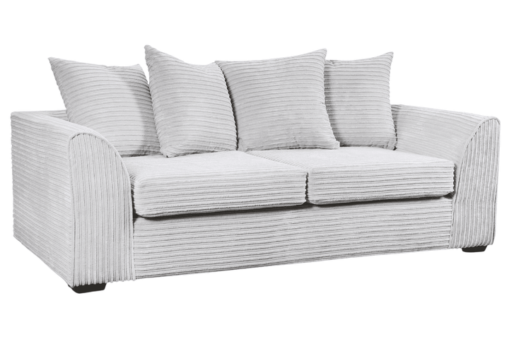 Byron Shark Fabric 3 Seater Sofa