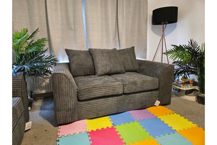 Byron Grey Fabric 2 Seater Sofa