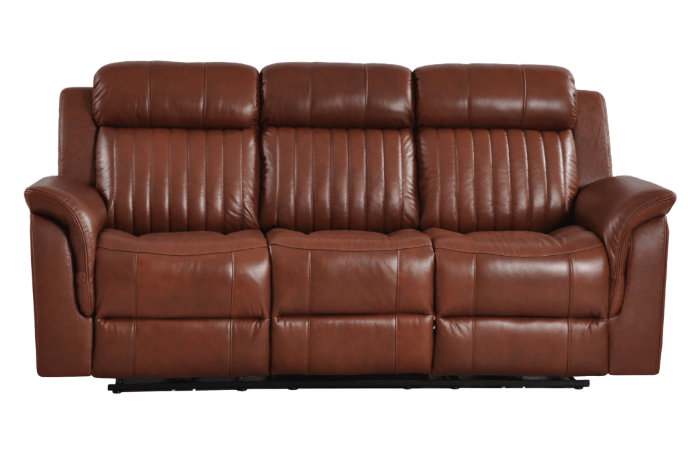 Kaden Genuine Leather Electric Recliner Sofa