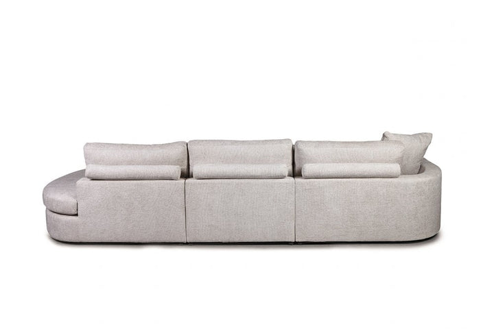 Elizabeth Large Left Hand Fabric Corner Sofa Cashmere