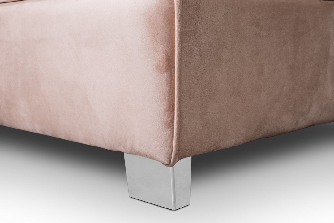 Sloane U Shape Mink Velvet Corner Sofa