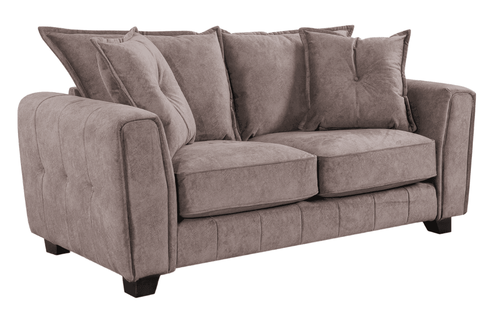 Somerford 2  Seater Chocolate Fabric Sofa