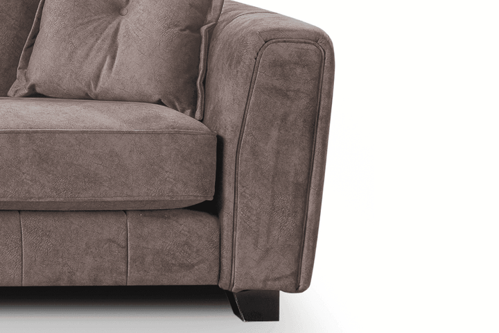 Somerford 3 Seater Chocolate Fabric Sofa